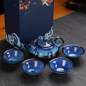 New Chinese Pottery Tea Set